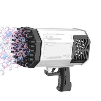 Bellenblaasmachines - Waterpistool - Met navulling - 69 Schiet gaten - Met LED-verlichting - Met verschillende schietstanden - Zwart/wit