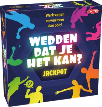 Wedden Dat Je Het Kan? Jackpot – Bordspel – Familiespel – Partyspel – 3-6 Spelers – Vanaf 8 jaar