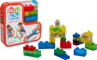 Goliath Jelly Blox Creative Kit - Constructiespeelgoed - Zachte Bouwblokken - Pijnvrij Spelen - Vanaf 2 jaar - BPA vrij