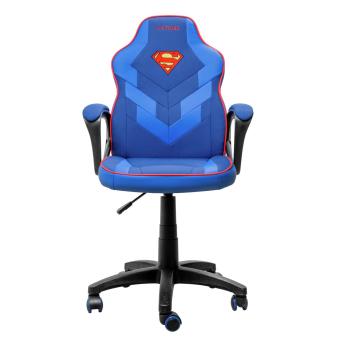 Trust GXT 703SM Revvo - Kinder Gaming Stoel Superman Editie - Kinder Bureaustoel - Blauw