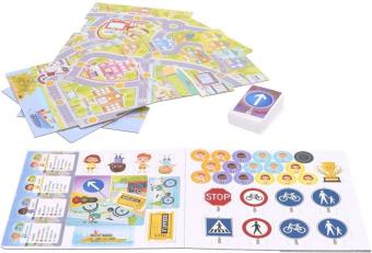 Tactic Ik Leer: Het Verkeersspel – Bordspel – Educatief – Leerzaam Spel over Verkeersregels en Verkeersborden – 2 tot 5 Spelers – Vanaf 7 Jaar