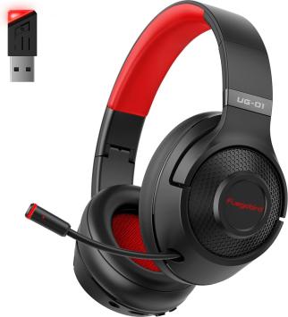 Fuegobird UG-01 2.4GHz Draadloze Gaming Headset - Bluetooth koptelefoon - Multiplatform - Geschikt voor PS4/PS5, Nintendo Switch - Rood