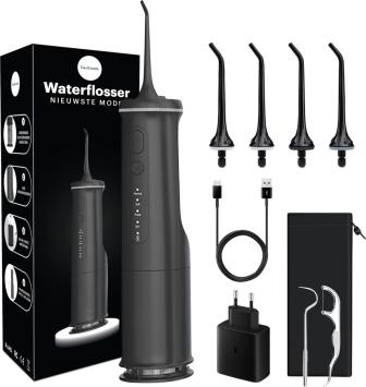 Waterflosser - Monddouche - 4 Standen - Flosapparaten - Elektrisch - 350 ml Tank -