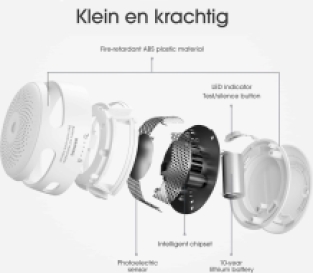 X-Sense XS01-W Rookmelder - draadloos koppelbaar