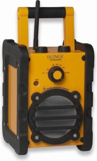 Denver TR44 FM Work radio Yellow