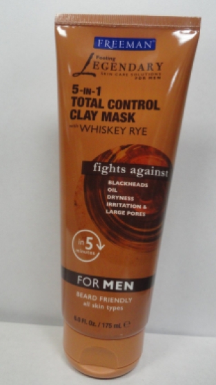 Freeman 5 in 1  Men Clay Mask Whiskey Rye