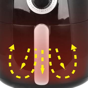 EMERIO AF-125770 Airfryer 3.4 l 1450 W Zwart