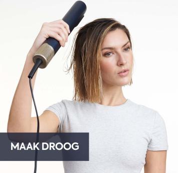 BaByliss 3-in-1 Wet to Dry Air Wand AS6550E Föhn - Drogen / Stylen / Volume - High Speed Digitale Haardroger (123km/h)