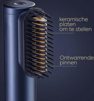 BaByliss 3-in-1 Wet to Dry Air Wand AS6550E Föhn - Drogen / Stylen / Volume - High Speed Digitale Haardroger (123km/h)