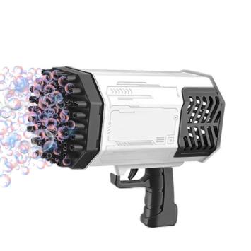 Bellenblaasmachines - Waterpistool - Met navulling - 69 Schiet gaten - Met LED-verlichting - Met verschillende schietstanden - Zwart/wit