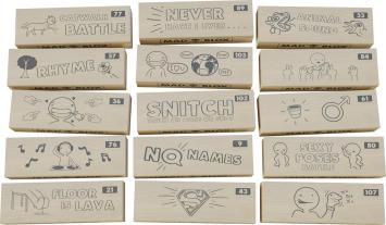 MadBlox - Drankspel – tipsy tower - 108 opdrachten - vallende toren - spelletjes voor volwassenen - truth or dare - drunken tower - 10 shot cups inbegrepen