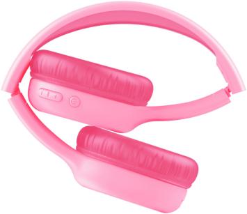 Trust Nouna - Draadloze koptelefoon voor kinderen - Incl. Stickers - Roze