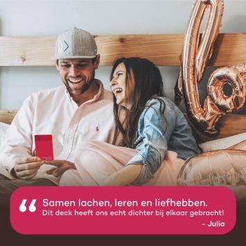 Vragenspel voor je relatie - Het Powerkoppel Deck - 180 inspirerende kaarten voor een superrelatie - Ultiem valentijn relatie cadeau - Gesprekskaarten