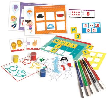 Clementoni - Spelend leren - Set educatieve spellen voor kleuters- voor 1e en 2e klas basisschool - Vanaf 3 jaar