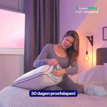 Hoofdkussen - 180 Nachten Proefslapen - Memory Foam - Afstelbaar Design - Geschikt voor rug-, zij- en buikslapers - Traagschuim - Vermindert Nekklachten