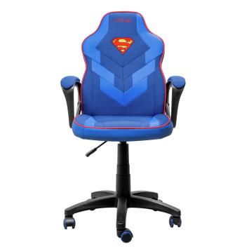 Trust GXT 703SM Revvo - Kinder Gaming Stoel Superman Editie - Kinder Bureaustoel - Blauw