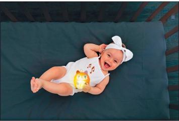 Clementoni - Baby knuffel en nachtlampje - Twinkle Twinkle - Klein Vosje - vanaf 0 jaar