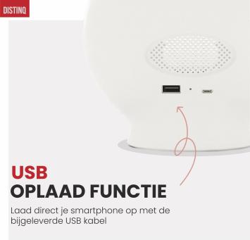 Wake-Up Light – Wekkerradio met dubbele wektijd – Slaaphulp met USB aansluiting