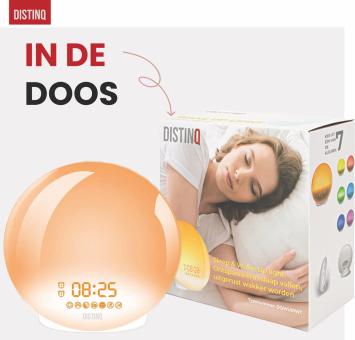 Wake-Up Light – Wekkerradio met dubbele wektijd – Slaaphulp met USB aansluiting