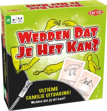 Tactic Wedden Dat Je Het Kan? – Bordspel – Familiespel – Partyspel – 3-6 Spelers – Vanaf 8 jaar